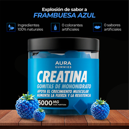 Aura Gomitas De Creatina - Compra 1 Llevate 2 GRATIS 🎁